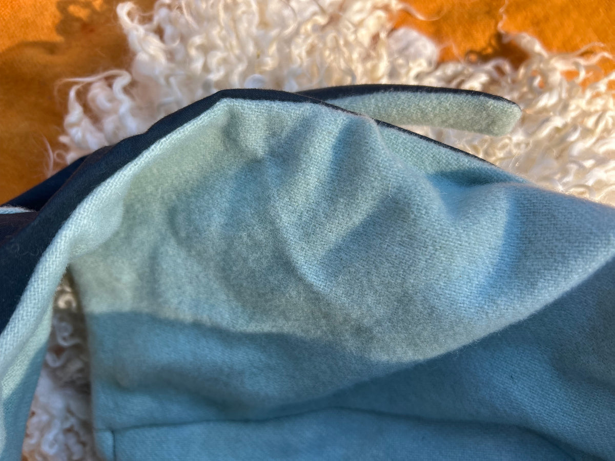indigo hood