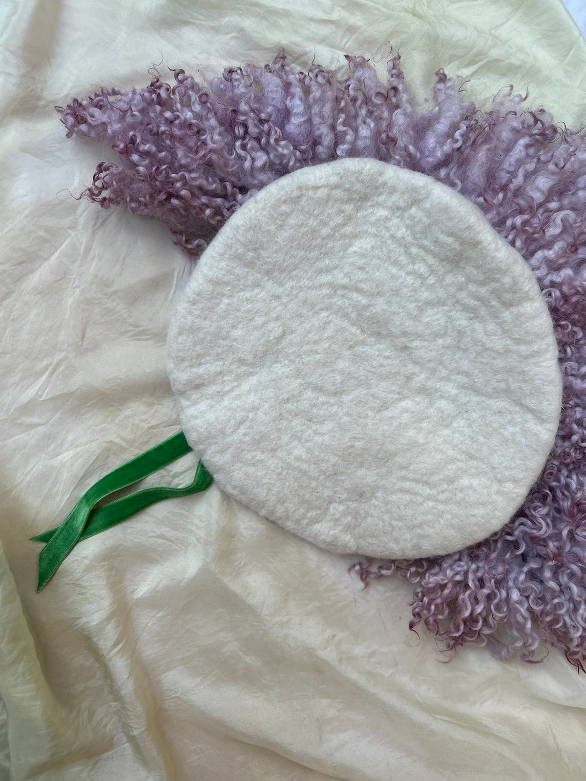 ivory beret
